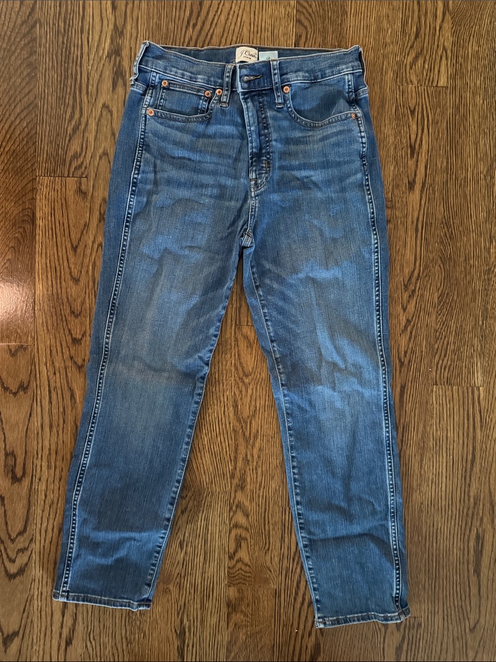 J. Crew “Vintage Straight” Medium Blue Women's Jeans